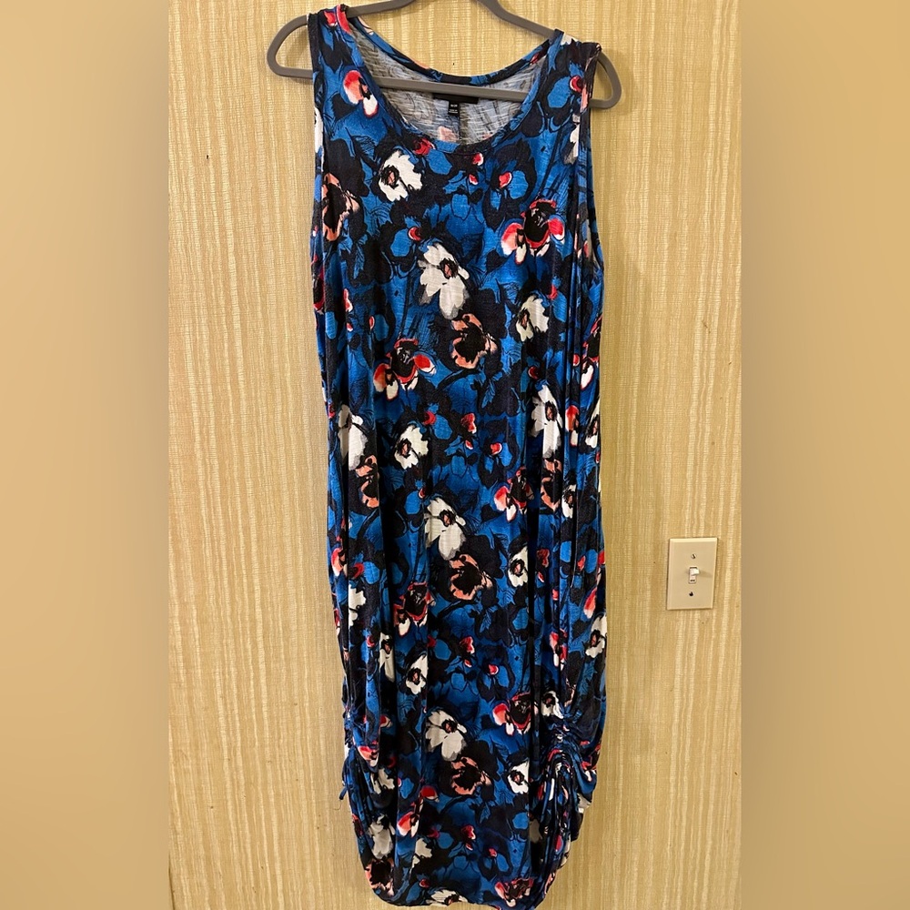 Lane Bryant Plus Size Floral Sleeveless Midi Dress 18/20